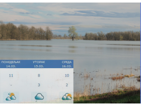 Sava u opadanju